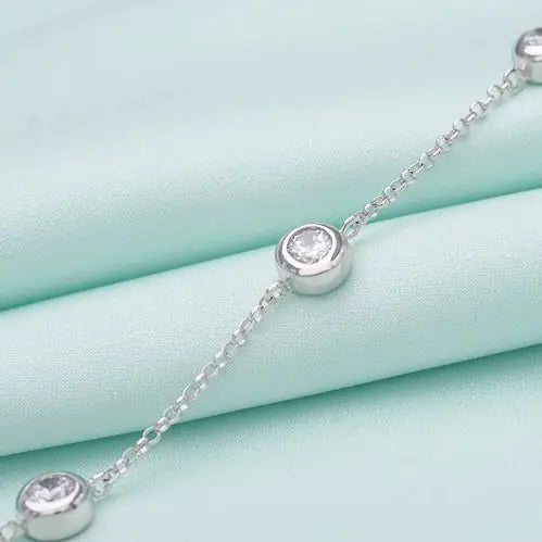 Elegant Sterling Circle Bracelet