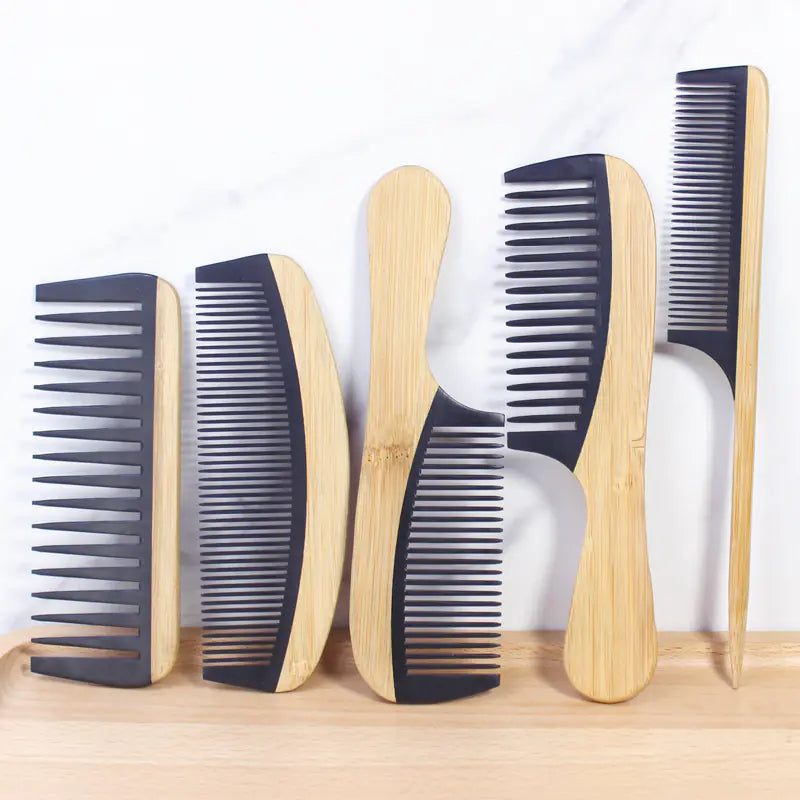Bamboo Eco Hair Comb - Smooth Anti-Static Design