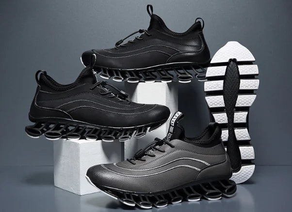 UrbanStride Leather Sneakers for Men