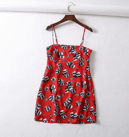 Summer Chic Floral Strapless Dress