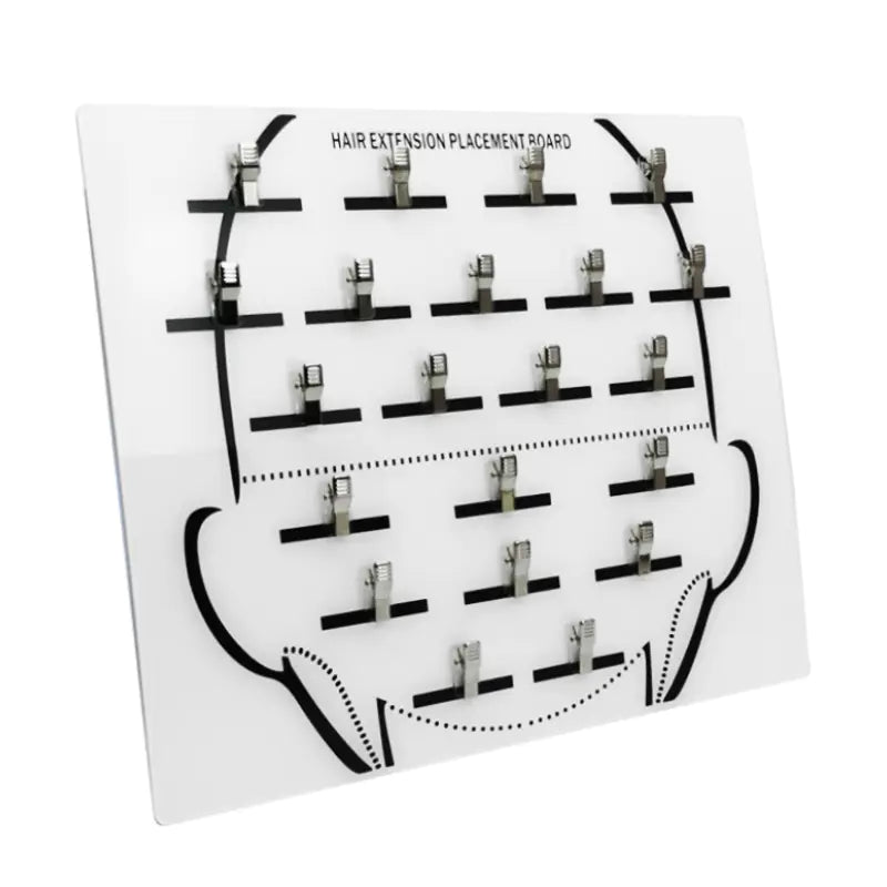 Chic Acrylic Hair Extension Organizer