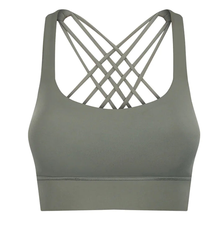 2020 Cross-Back Reversible Sports Bra