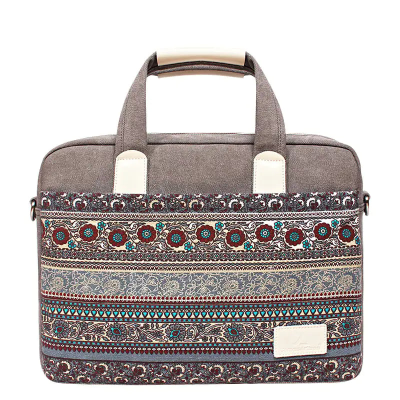 Tribal Chic Protective Canvas Laptop Bag