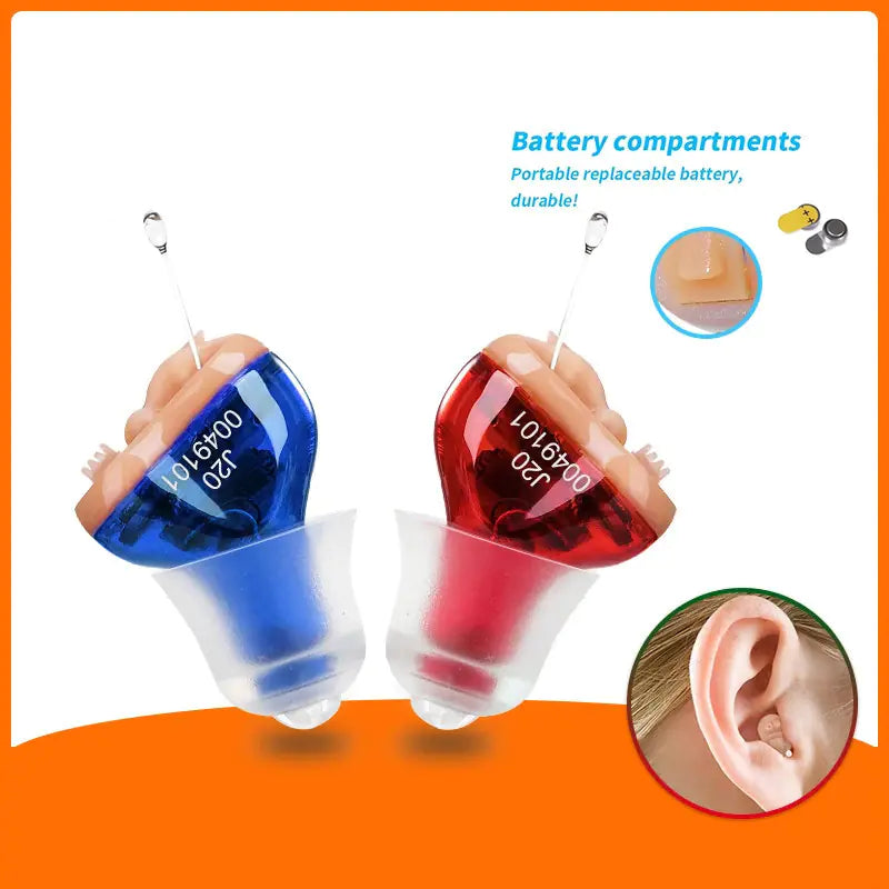 Color-Coded Dual Hearing Amplifiers