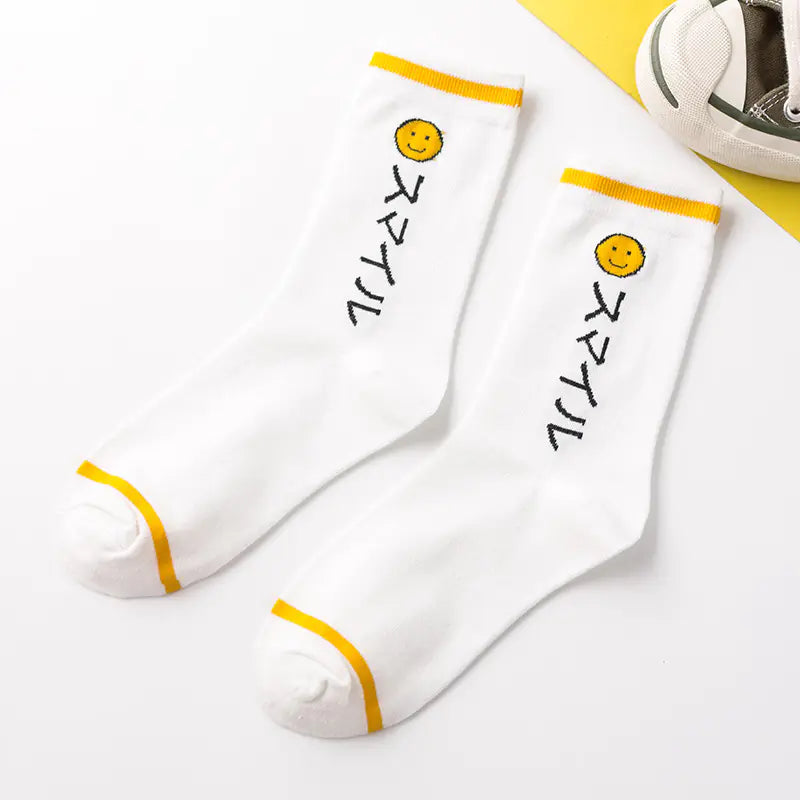 Chic Fruit Pattern Tube Socks for Women