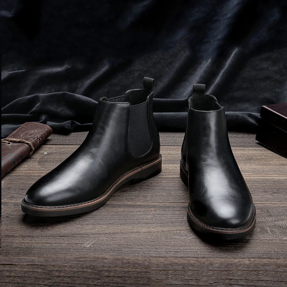 RainGuard Men's Leather Boots