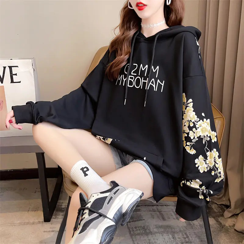 Chic Korean Hooded Zip-Up Jacket