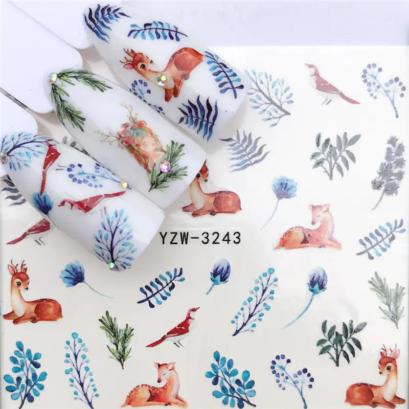 Scandinavian Sky Nail Art Decals
