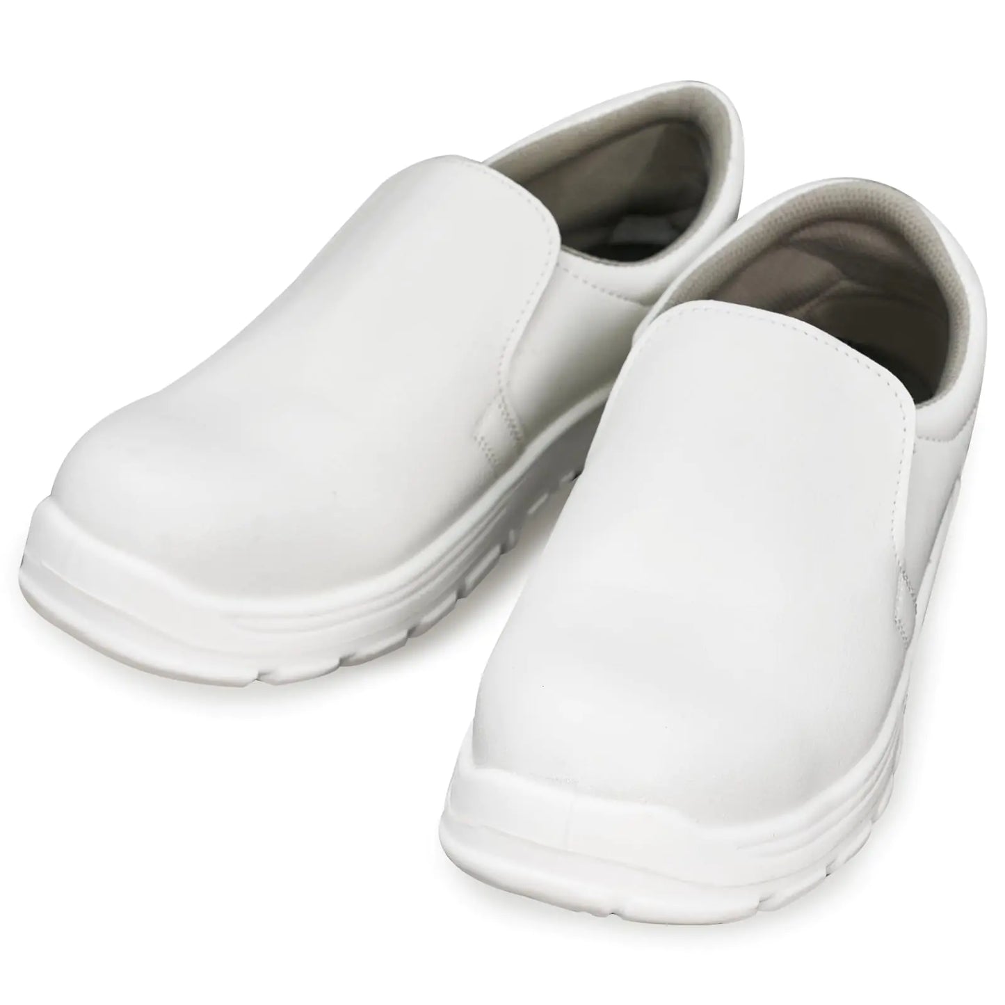 Cleanroom Shoes with Steel Toe Anti-Static Safety Shoes,Men‘s Shoes(7) White
