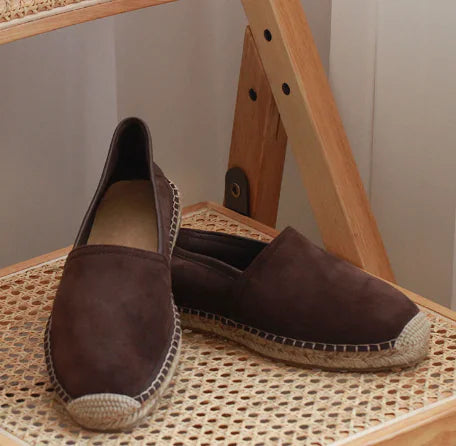 Suede Fisherman Comfort Slides