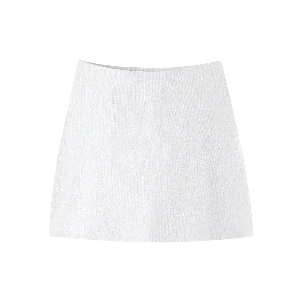 Chic Knitted Skirt and Jacket Set