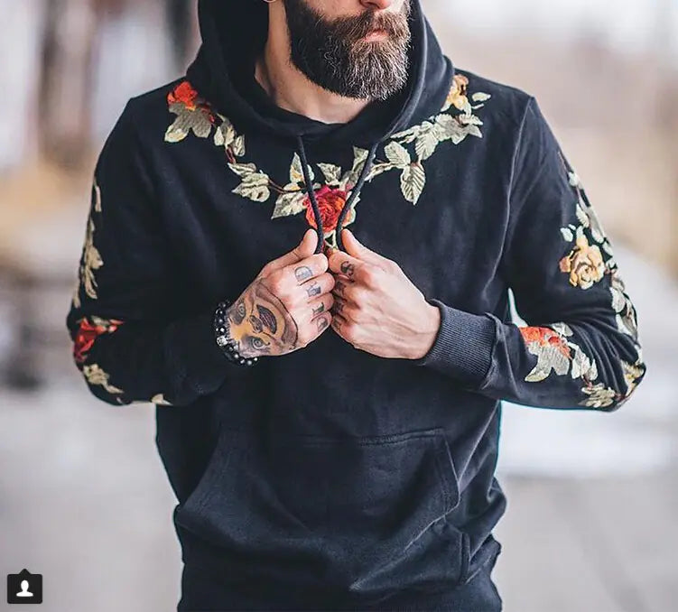 Men's Modern Hooded Pullover