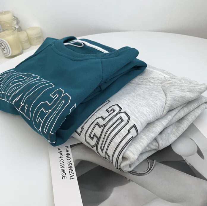 Alphabet Crew Neck Sweatshirt