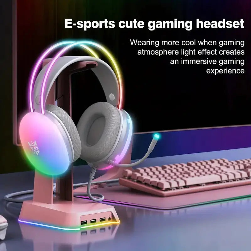 RGB GamerPro Wired Headset with Surround Sound