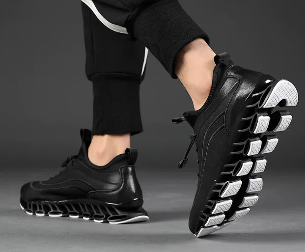 UrbanStride Leather Sneakers for Men