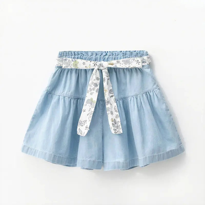 Chic Girls' Denim Shorts