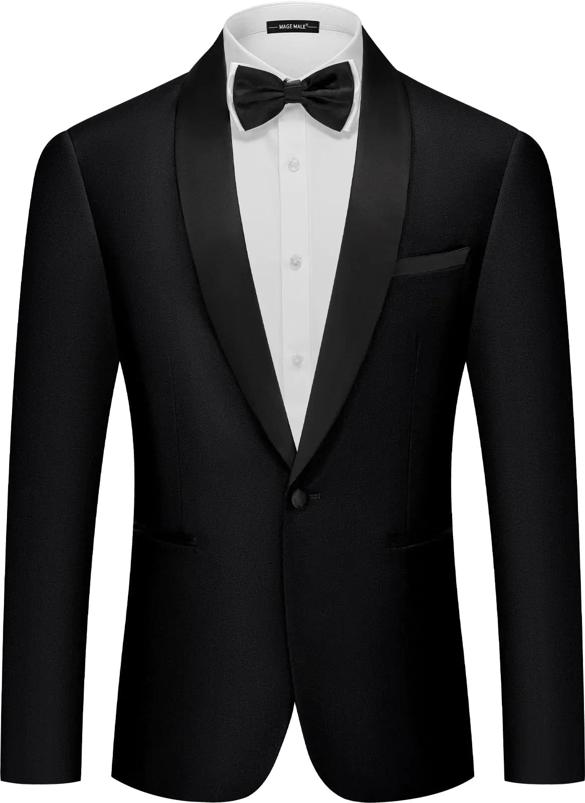MAGE MALE Elegant Tuxedo Blazer - Slim Fit Dinner Jacket