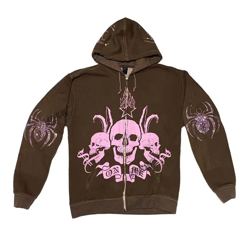 Chic Brown Oversized Hoodie