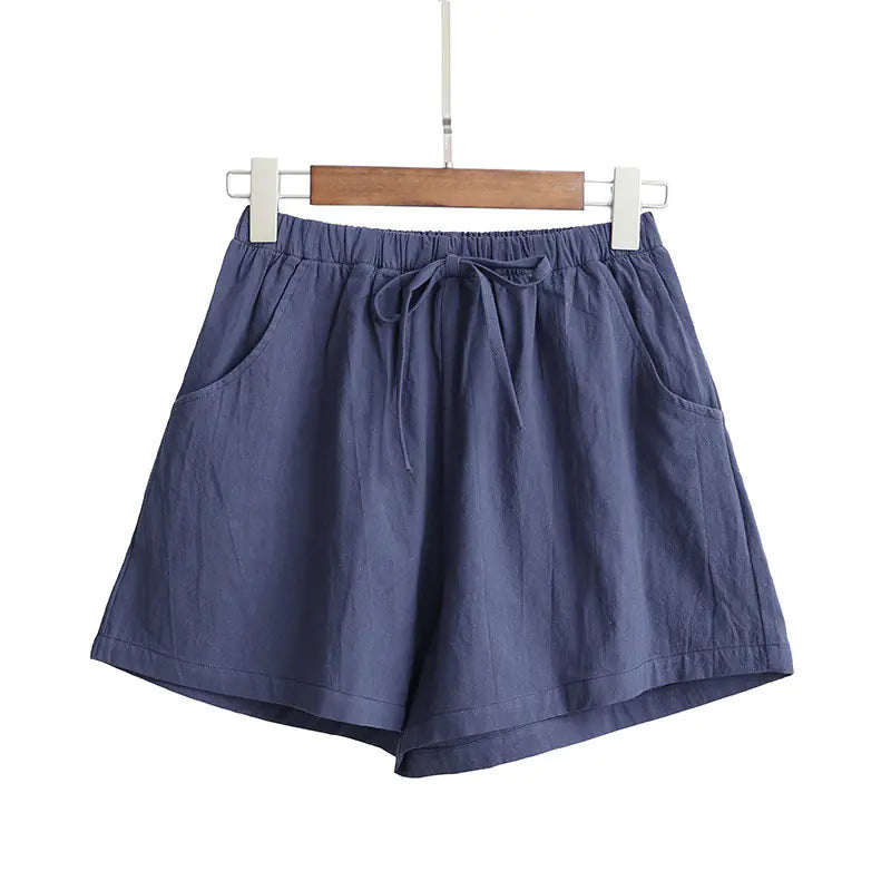 Women's Cotton-Linen Summer Ease Shorts