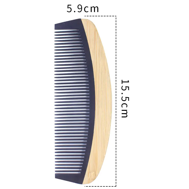 Bamboo Eco Hair Comb - Smooth Anti-Static Design
