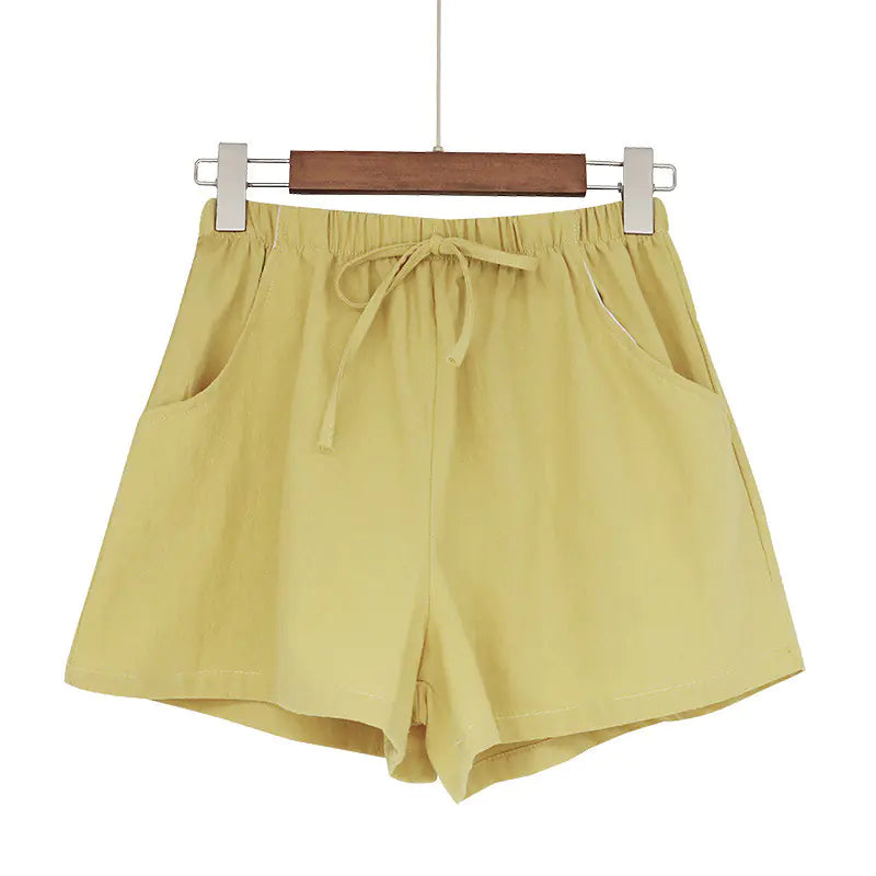 Women's Cotton-Linen Summer Ease Shorts