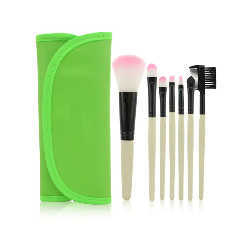 7-Piece Premium Makeup Brush Kit