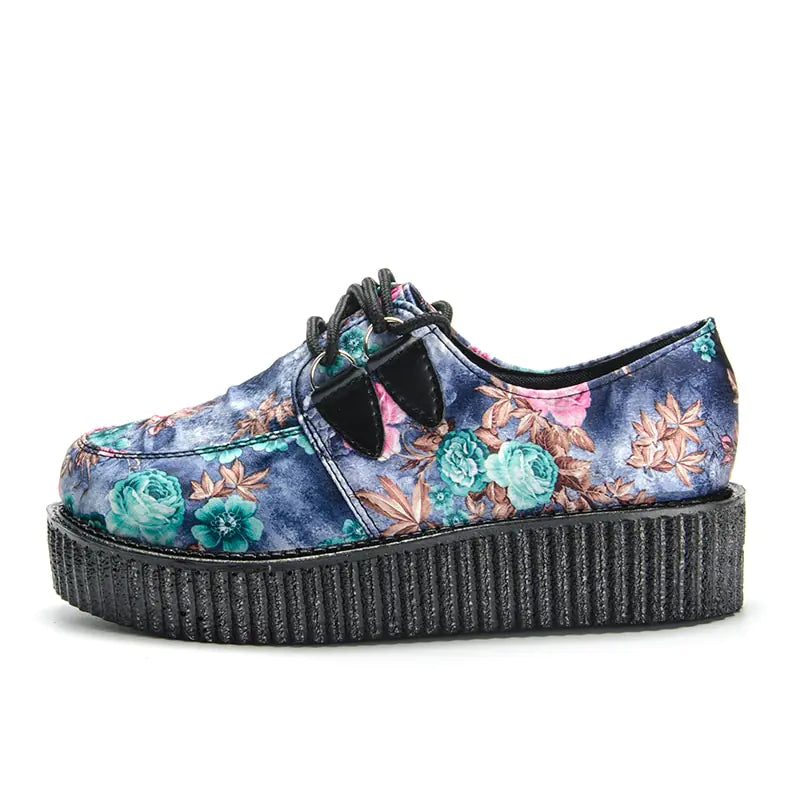 Starlit Leather Platforms