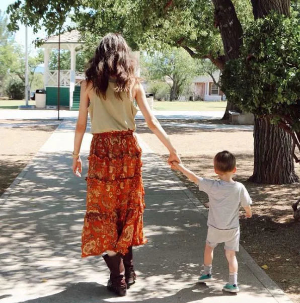 Phoenix Bloom Long Skirt