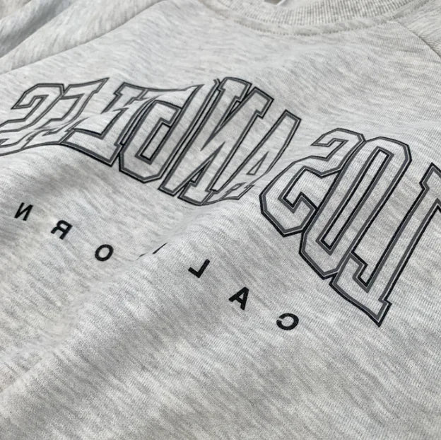 Alphabet Crew Neck Sweatshirt