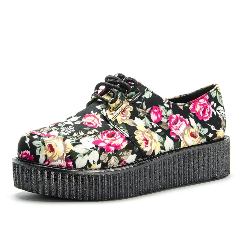 Starlit Leather Platforms