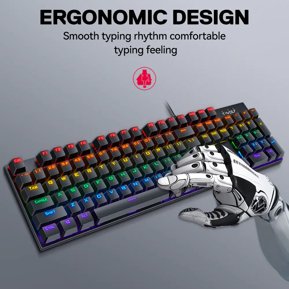Gamer's Edge Retro Mechanical Keyboard