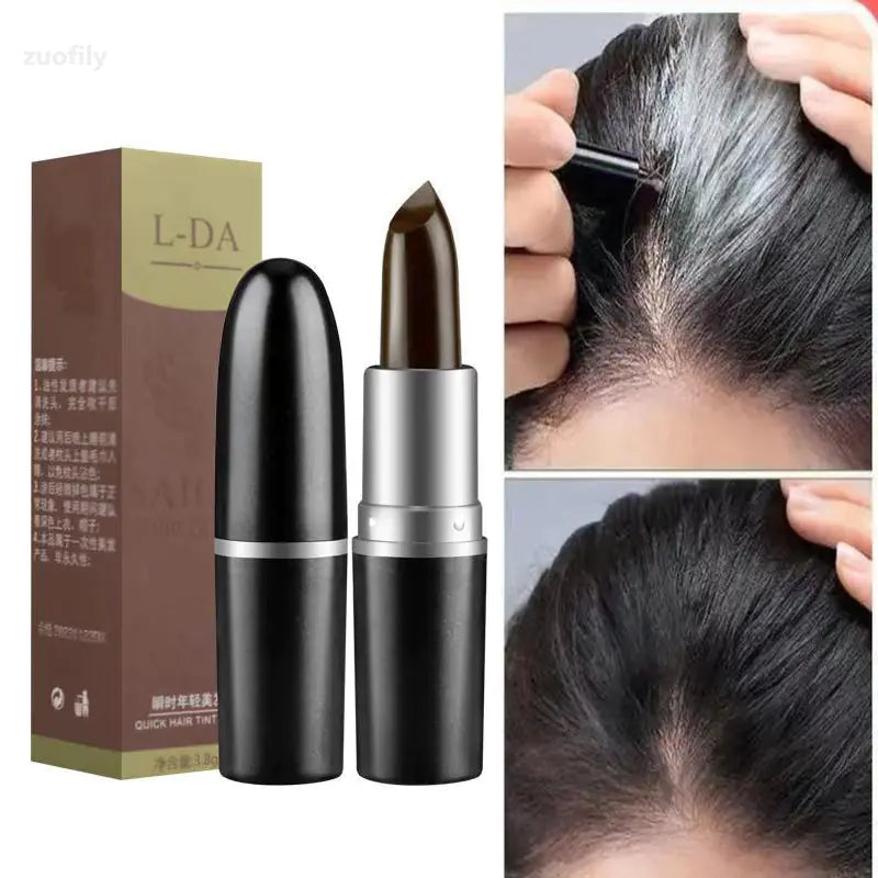 Black Brown Quick Cover Hair Dye Stick
