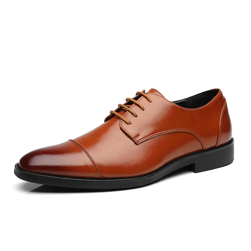 Gentleman's Essential Oxford Leather Shoes