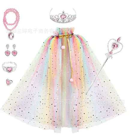 Frozen Princess Accessory Set with Gloves and Wand