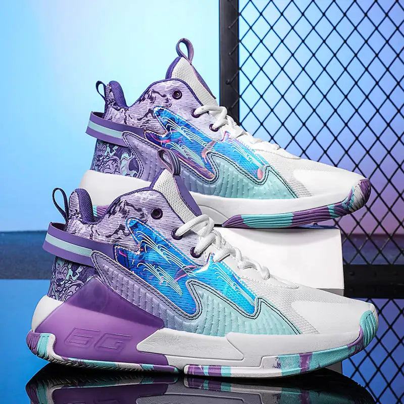 Glow Court High-Top Sneakers
