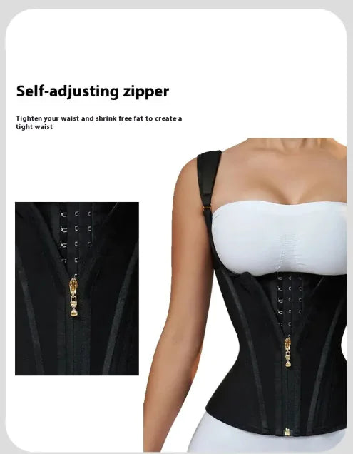 Silhouette Zip Sculpt Top