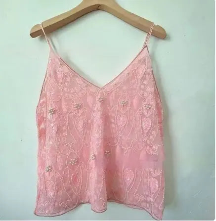 Glam Sequin Sling Top