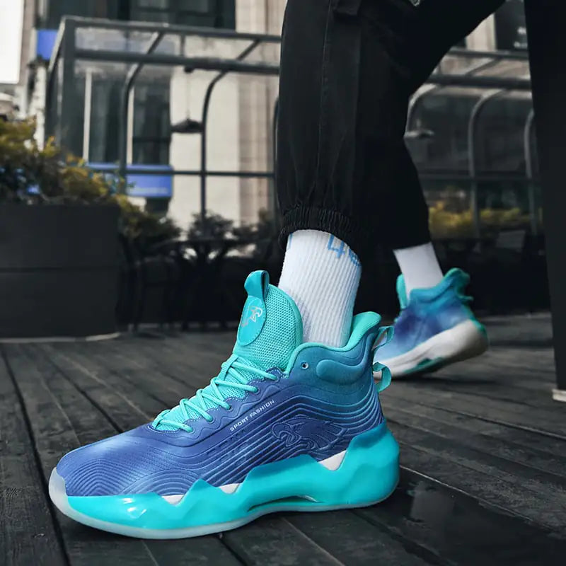 Glow Court High-Top Sneakers