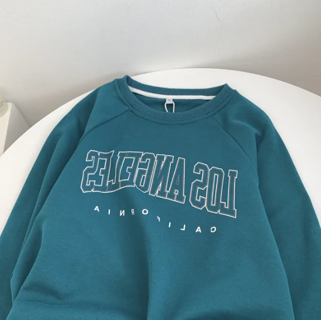 Alphabet Crew Neck Sweatshirt