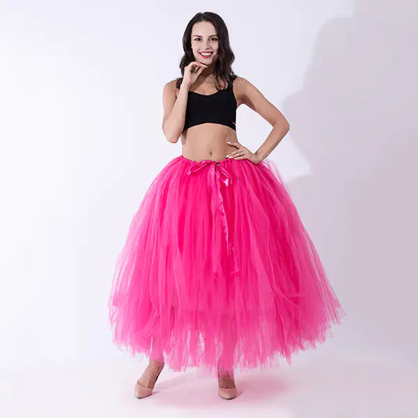 Chic Maternity Tulle Maxi Skirt