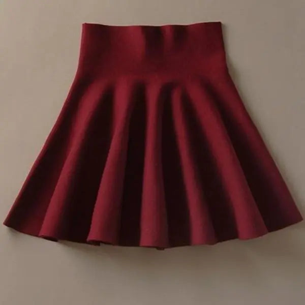 Chic Knitted Midi Skirt