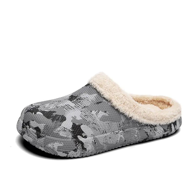 Cozy Thick-Sole Men's Winter Slippers