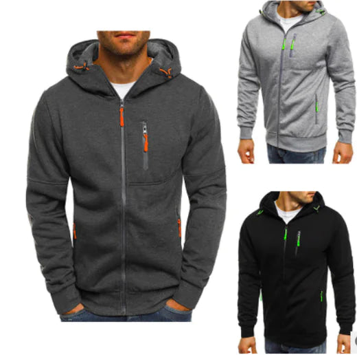 Men's V-Neck Hoodie
