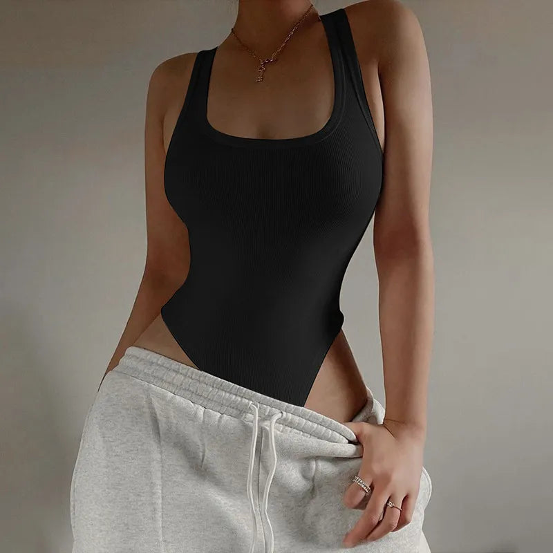 Chic Knit Halter Bodycon Top