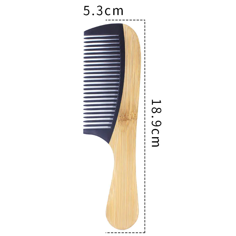 Bamboo Eco Hair Comb - Smooth Anti-Static Design
