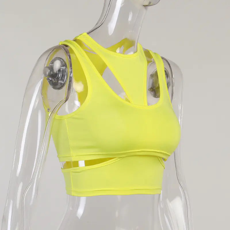 Chic Sleeveless Yoga Sport Top