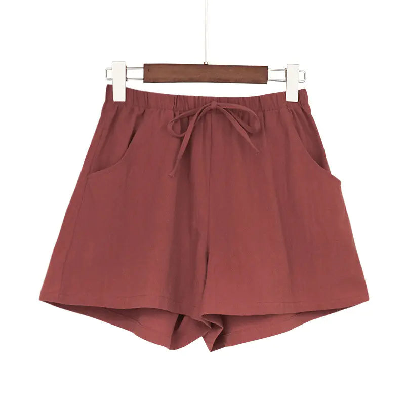 Women's Cotton-Linen Summer Ease Shorts