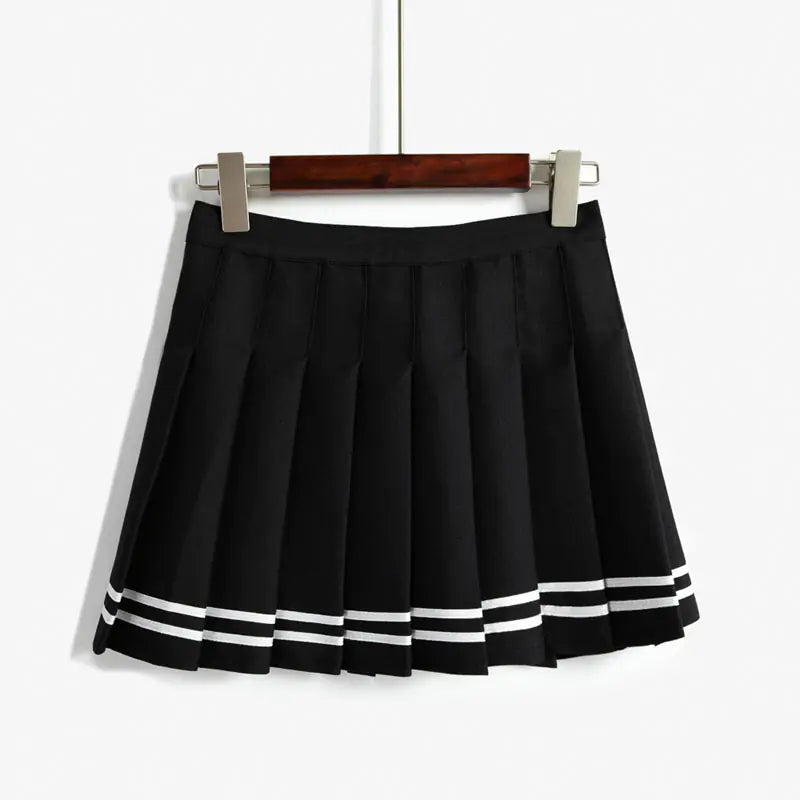 Chic Pleated Midi Skirt