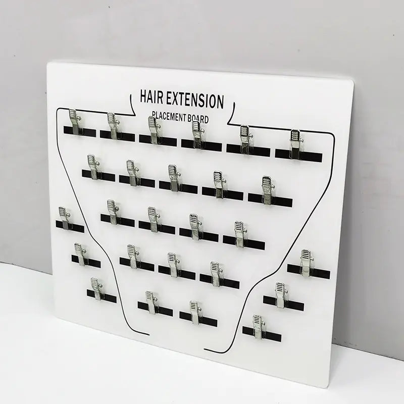 Chic Acrylic Hair Extension Organizer