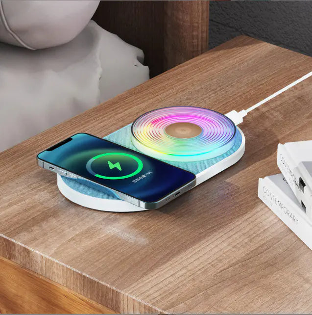 15W Home Wireless Charger with Night Light